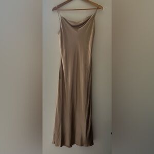 bec + bridge Tan Maxi Skirt